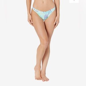 Lilly Pulitzer Blue Ibiza Open Water High Cut Bikini Bottom